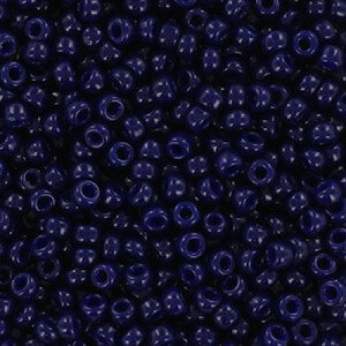 Miyuki seed beads 11/0 - Duracoat opaque dyed dark navy blue 11-4494
